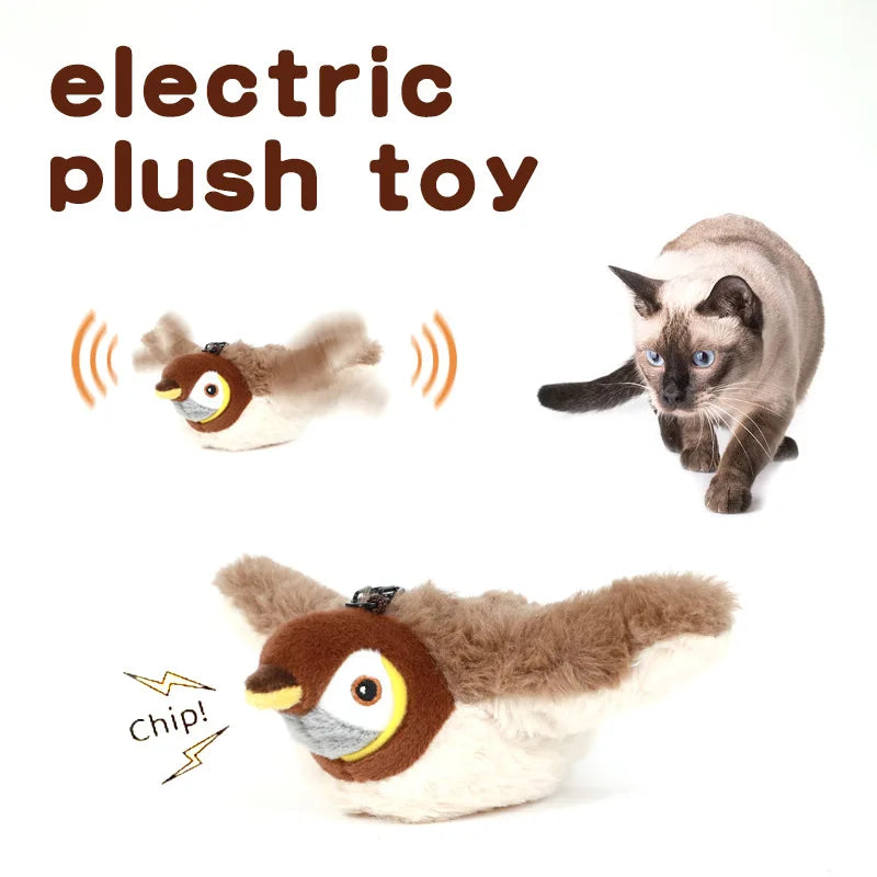Chirping & Flapping Bird Cat Toy — product view 6
