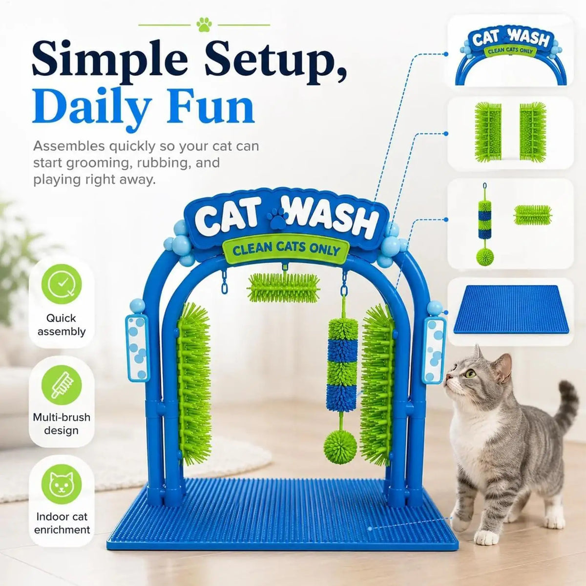 PurrClean™ Cat Grooming Station — product view 6