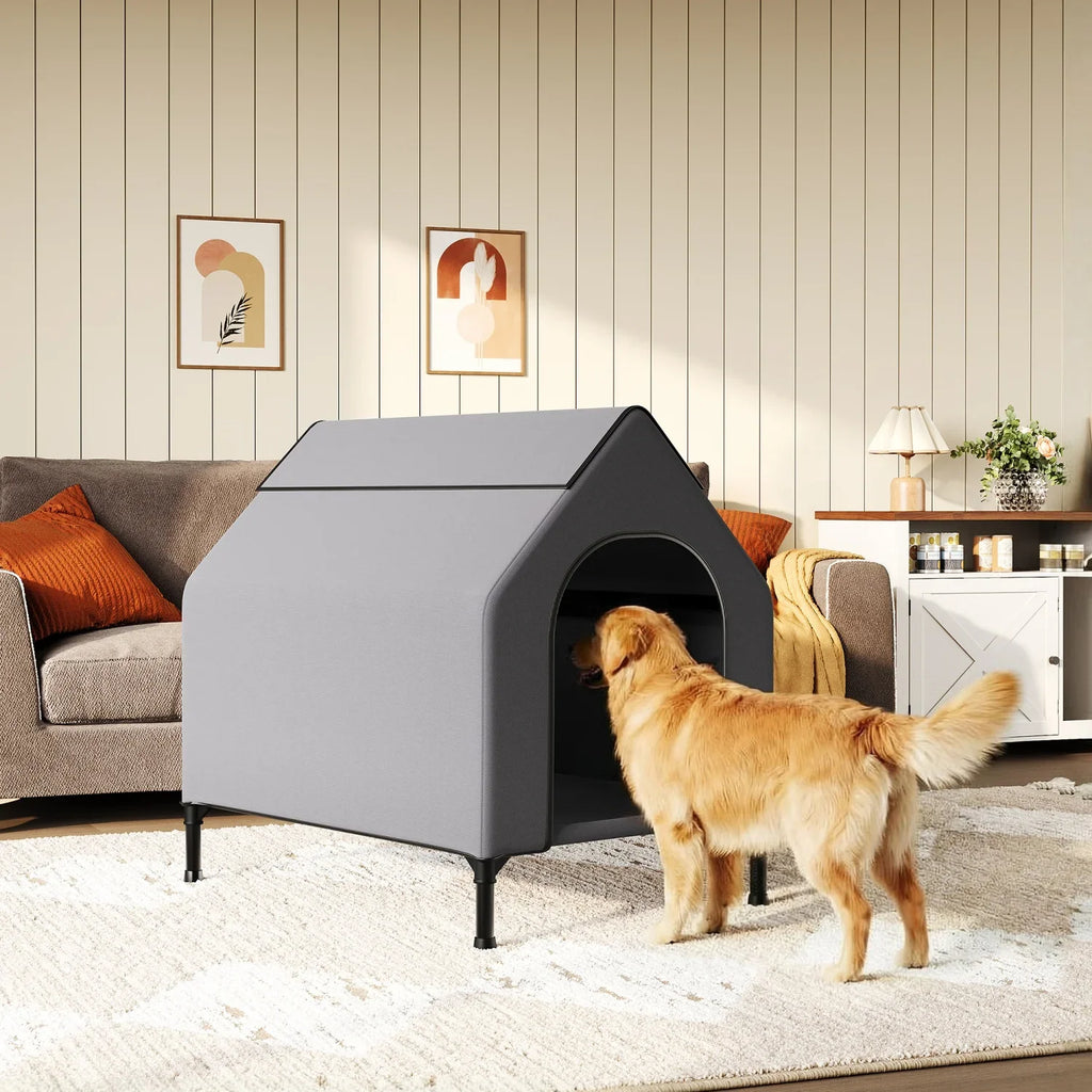 Elevated Dog House with Canopy — product view 6