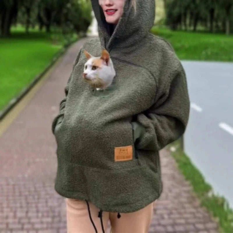PetHug™ Pet Pouch Hoodie — product view 2